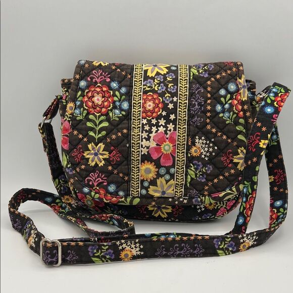Stephanie Dawn Flowered Patterned Crossbody Bag - Picture 1 of 5
